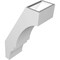 Ekena Millwork 5 1/2-in. W x 10-in. D x 18-in. H Balboa Architectural Grade PVC Knee Brace BRCP055X10X18BOA - alternate 3